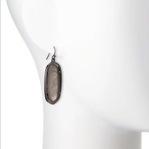 Kendra Scott Elle in Mirror Rock Crystal earrings